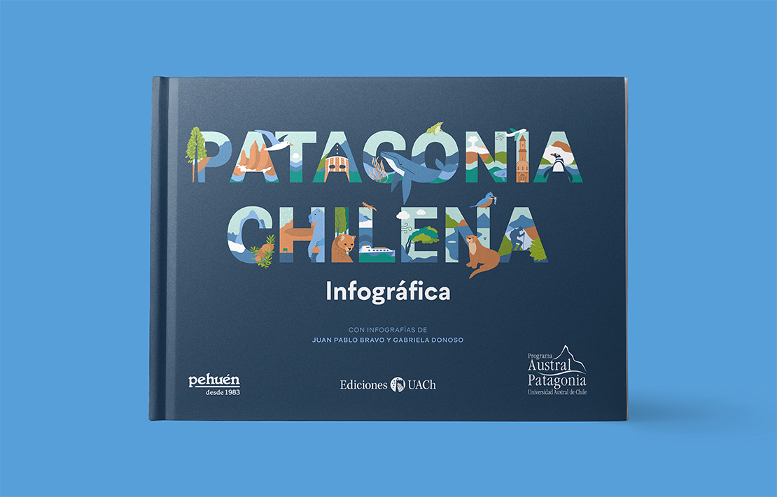 Lanzan libro infográfico que invita a descubrir y comprender la Patagonia chilena